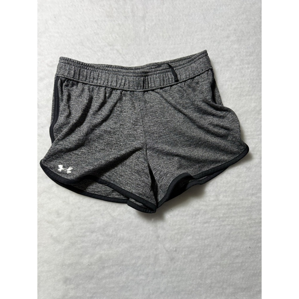 Under Armour HeatGear Women's Gray Athletic Running Shorts Size SM